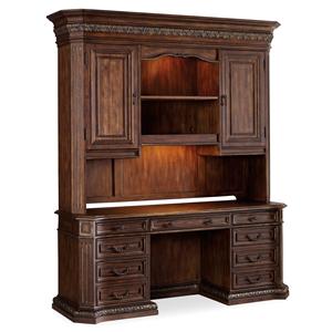 Hooker Furniture Adagio Computer Credenza with Hutch